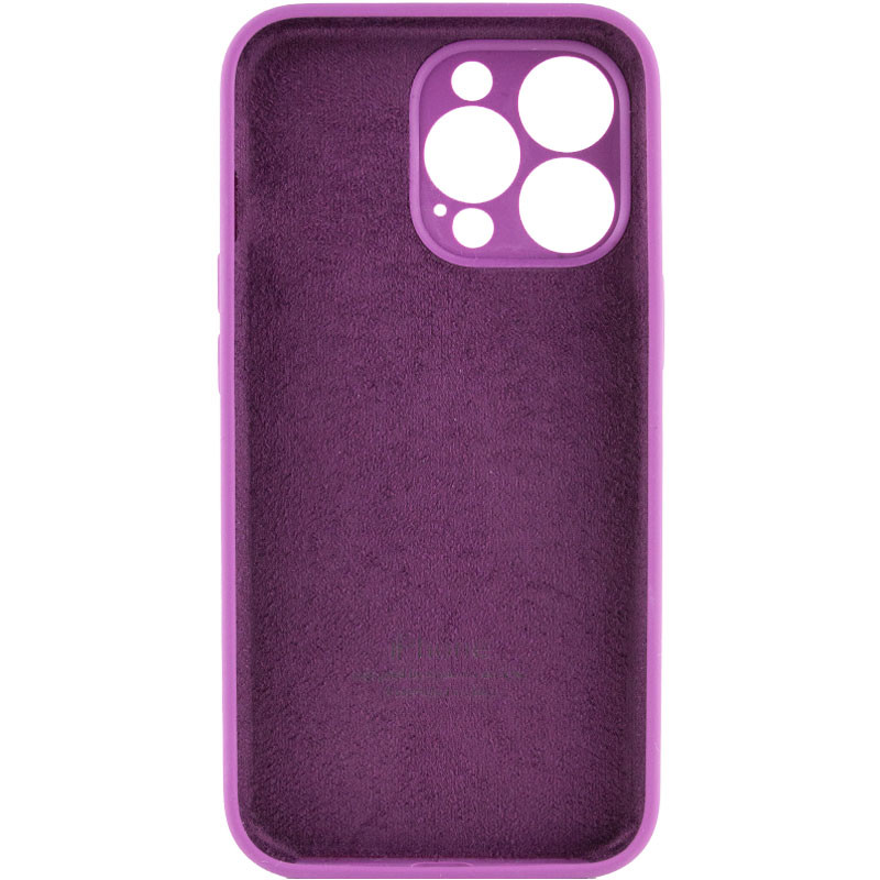 Silicone Case Full Camera Protective (AA) для iPhone 13 Pro (Grape)-1